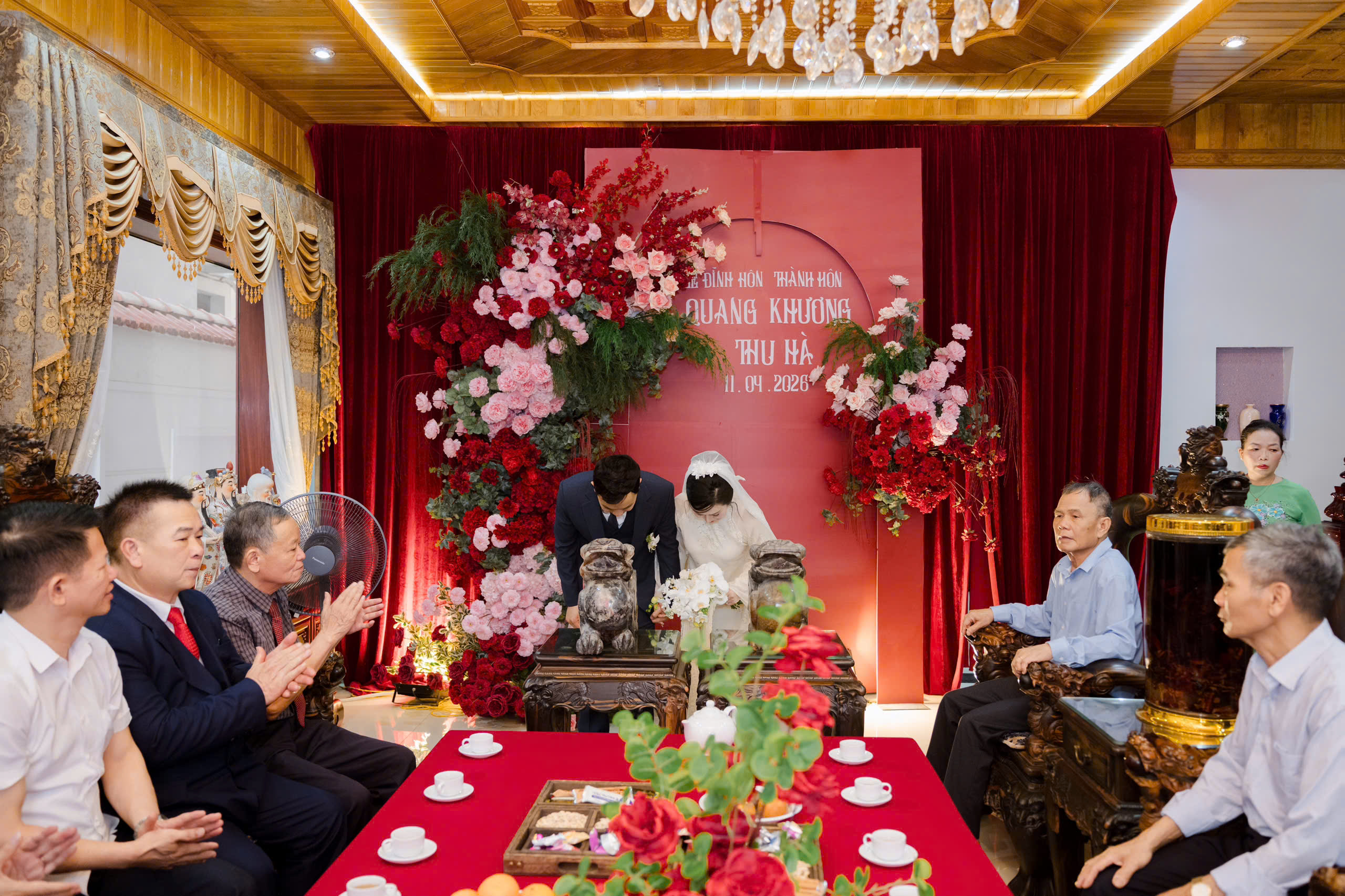 Không gian tiệc cưới Phùng Hậu